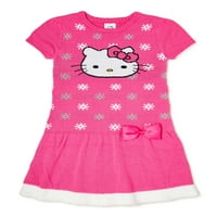 Hello Kitty lányok pulóver ruhája, 4-16.