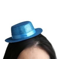 Kék Mini felső kalap csillogással, a parti kedvezményeinek megünneplésének módja, mindennapi, öltözködés