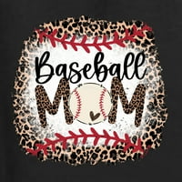 Baseball Mom Jaguar Print Sport férfi grafikus póló, fekete, 4x-nagy