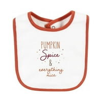 Hudson baba csecsemő lány pamut vállpántos és fejpánt vagy sapka készlet, Pumpkin Spice, Egy méret