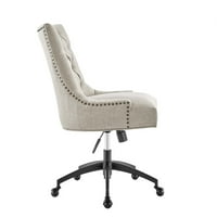 Modway Regent csomózott Szövet irodai szék fekete bézs színben