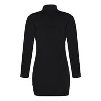 Őszi pulóverek nőknek Modern Fit Pulóver Csipke ünnepi ékszer nyak pulóverek lányoknak Fekete XL