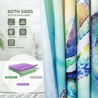 3d fürdőszoba függöny színes geometria zuhanyfüggöny vízálló szövet horgokkal Lakberendezés mosható fürdő képernyő