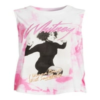 Az idő és a Tru női ujjatlan Whitney Houston grafikus póló