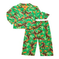 Jurassic World kisgyermek fiú pizsama szett, 2 részes, 2t-4t méretek