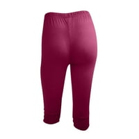 Női sport jóga nadrág nyári divat futó Tornaterem hosszú egyszínű nadrág edzés nadrág Női feszes Stretch nadrág Piros