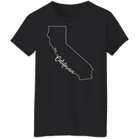 Graphic America State of California of California USA Golden State női grafikus póló