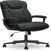 Serta Connor Fabric magas hátsó irodai szék karokkal, lb kapacitás, Fekete
