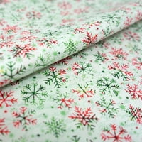 Karácsonyi gyűjtemény 44 pamut hópelyhek varrás & Kézműves Szövet yd a csavar, Fehér, piros és zöld