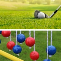 12Strips Golf labda Crack Proof kopásálló PE Golf gyakorlat drót labda felnőtt háztáji játékok