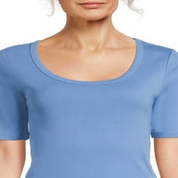 Idő és a Tru női kanál nyaki póló könyökhosszúsággal, 2-csomag, méretek xs- xxxl