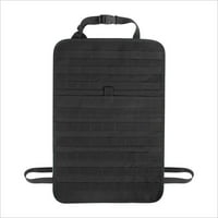 1000D Nylon autó csomagtartó hátsó szervező Molle jármű tároló táska tartó fekete