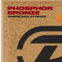 Dunlop DMP foszfor bronz közepes Mandolin Húr, készlet 8,.011-.040