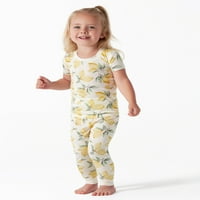 Modern pillanatok: Gerber Super Soft Baby és Kisgyermek Unise Rövid ujjú Pizsama szett, 2 darab, méretek 12m-5T
