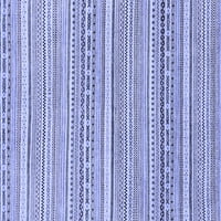 Ahgly Company Beltéri Téglalap Absztrakt Kék Modern Terület Szőnyegek, 8 '10'
