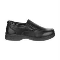 Josmo Slip-on fiúk nagy gyerekek iskolai egyenruha ruha cipő-fekete, 1