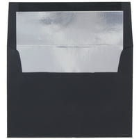 A fólia borítékok, 5.3x7.3, 1000 karton, Fekete ezüst fóliával