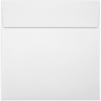 Luxpaper négyzet alakú borítékok héj és sajtó, fehér, 50 csomaggal