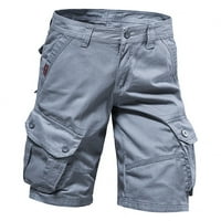 Férfi rövidnadrág Férfi munka rövidnadrág, Közép-derék Multi-Pocket ötrészes nadrág alkalmi nadrág sport nadrág nadrág