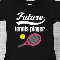 Inktastic jövő teniszező sport ajándék kisfiú vagy kislány Body