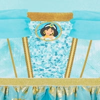A Disney Aladdin Jasmine Girls hercegnő cosplay ruhája, Méretek 14-16