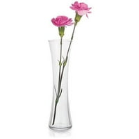 Libbey Clear Glass Sabrina Bud váza, mindegyik