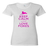 Ladies Keep Calm And Love Rókák póló póló