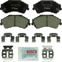 Bosch Quiet Cast Ceramic W hardver fékbetét készlet, és alátétek illik select: 1997 - CHEVROLET S teherautó, 1997-CHEVROLET