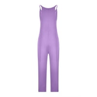 Oalirro Lila Jumpsuit Női Divat szilárd Jumpsuits Női alkalmi nyári XXXXL