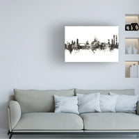 Michael Tombsett 'Luxembourg City Skyline' Canvas Art