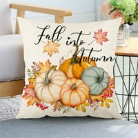 Hesroicy párnahuzat tartós kényelmes lélegző szemet gyönyörködtető könnyű dekoratív Fla őszi tök nyomtatás porálló