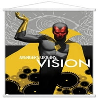 Marvel Comics-Vision-Avengers Origins: Vision fali poszter fa mágneses kerettel, 22.375 34