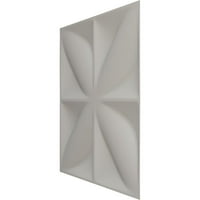 Ekena Millwork 7 8 W 7 8 H Helene Endurawall dekoratív 3D fali panel, fényes kabát arany