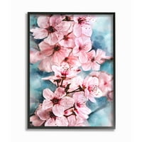 Stupell Industries Blooming Cherry Blossoms Pink Blue ága, amelyet Ziwei Li tervezett