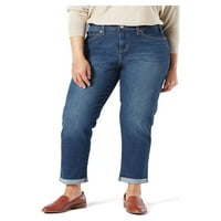 Aláírás: Levi Strauss & Co. Női Mid Rise Slim Fit Boyfriend farmer