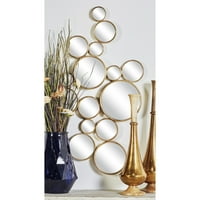 CosmoLiving által Cosmopolitan 22 40 arany buborék klaszter Fali tükör