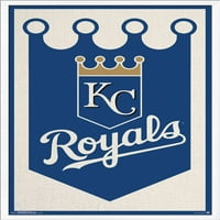 Kansas City Royals - Logo Wall poszter, 22.375 34