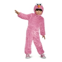 Rózsaszín Elmo Kényelmes Szőrme Gyermek Jelmez