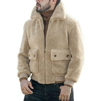 adviicd kabát férfi őszi és téli kabátok kabát nagy méretű egyszínű meleg Puha férfi nagy és magas kabátok könnyű