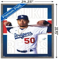 Los Angeles Dodgers-Mookie Betts Fali Poszter, 22.375 34