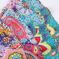 Clearance nyári ruhák Női V-nyakú forró értékesítési nyomtatott Mini ujjú ruha Többszínű 3XL