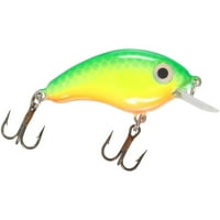 Sztrájk Király Bitsy Tó Minnow Crankbait Zöld Vissza Chartreuse Kemény Csali Csalit