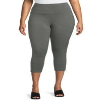 Terra & Sky Women's Plus Size Capri Legging