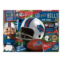 Youthefan Buffalo Bills Retro Series Puzzle 15 X20