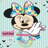 Disney Minnie egér-Wow fali poszter Nyomócsapokkal, 14.725 22.375