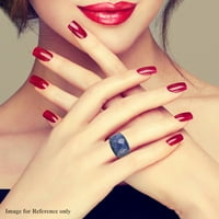 Shop LC Női acél Lapis Lazuli koktél gyűrű mérete Ct 40
