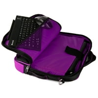 Pindar univerzális laptop messenger táska 12, 13 -hoz, neoprén ujjú laptopok és fejhallgató -osztócsomag