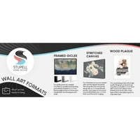 Stupell Industries Természet Út Őszi Lombozat Táj Fotógaléria Csomagolt Vászon Nyomtatás Fal Művészet