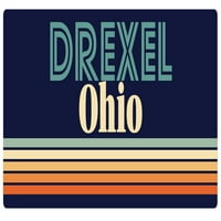 Drexel Ohio Hűtőmágnes Retro Design