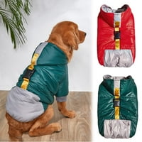 Nagy kutyák vízálló kabát téli nagy kutyaruhák szuper meleg vastag kisállat kabát nagy kutyáknak ruházat javítás -